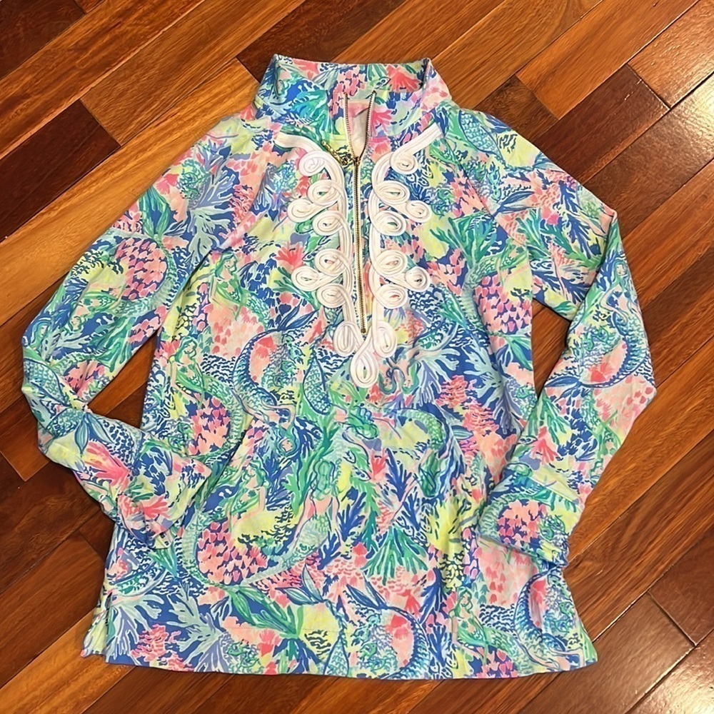 🌸 Lilly Pulitzer Skipper Tunic Popover Shirt Size XS